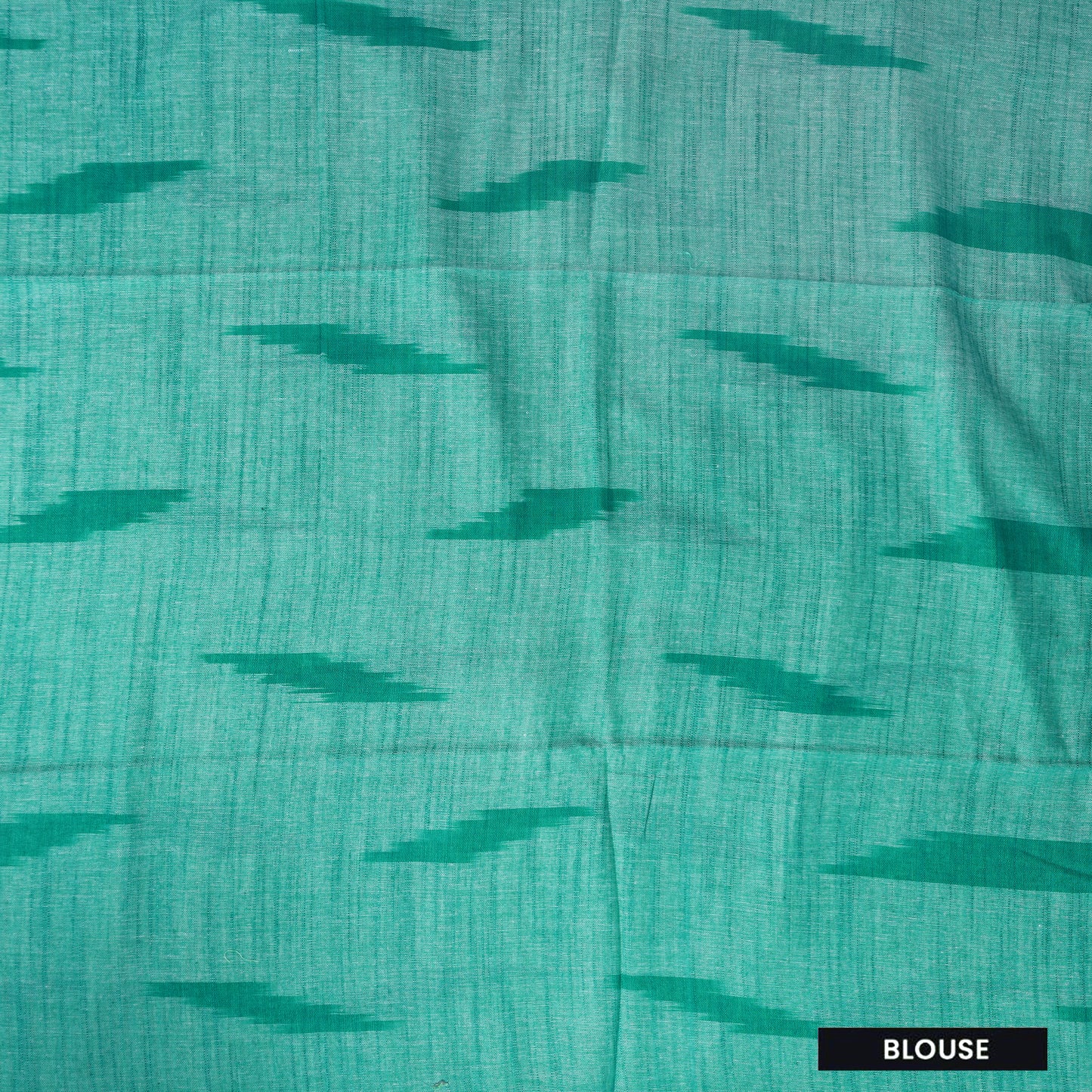 Light Green With Dark Green Trendy Linen Saree