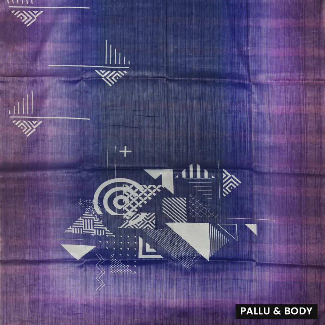 Purple Colour Tissue Silk Saree