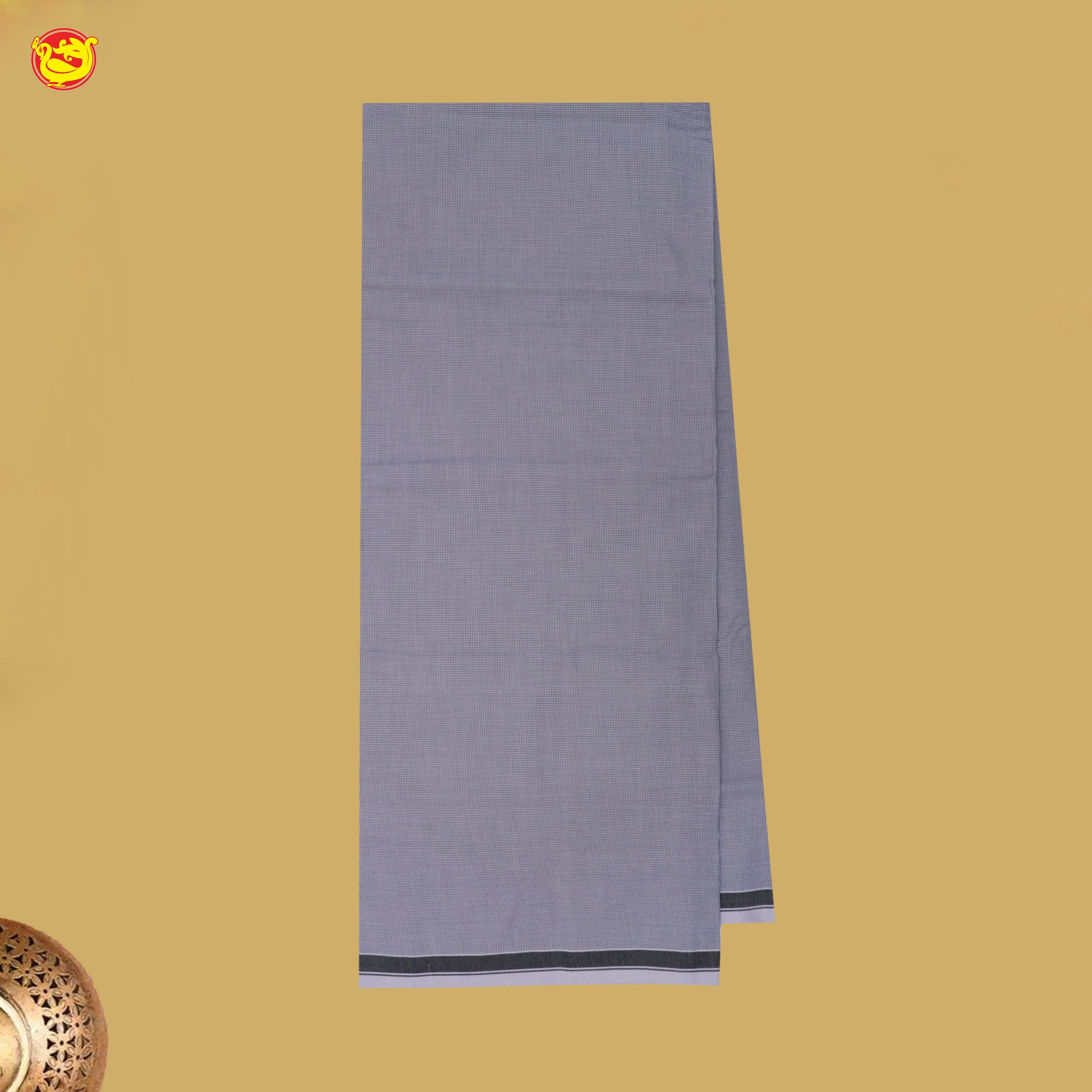 Men’s Checked Cotton Stitched Lungi