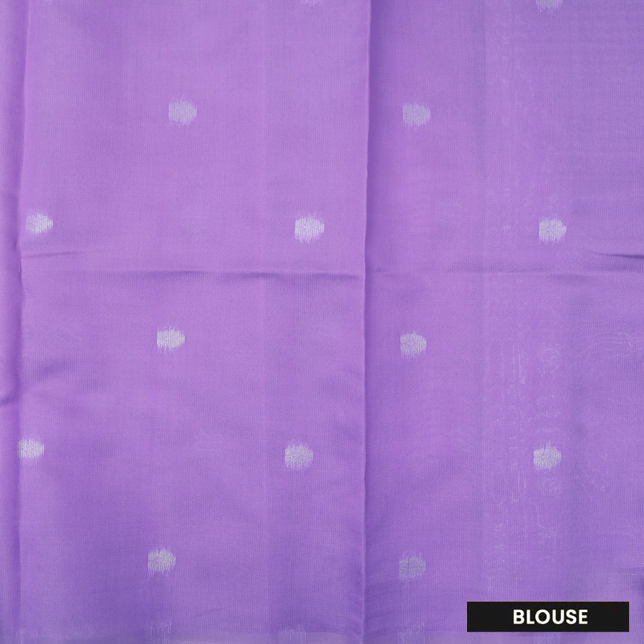 Light Golden Yellow with Lavender Litchi Silk Saree