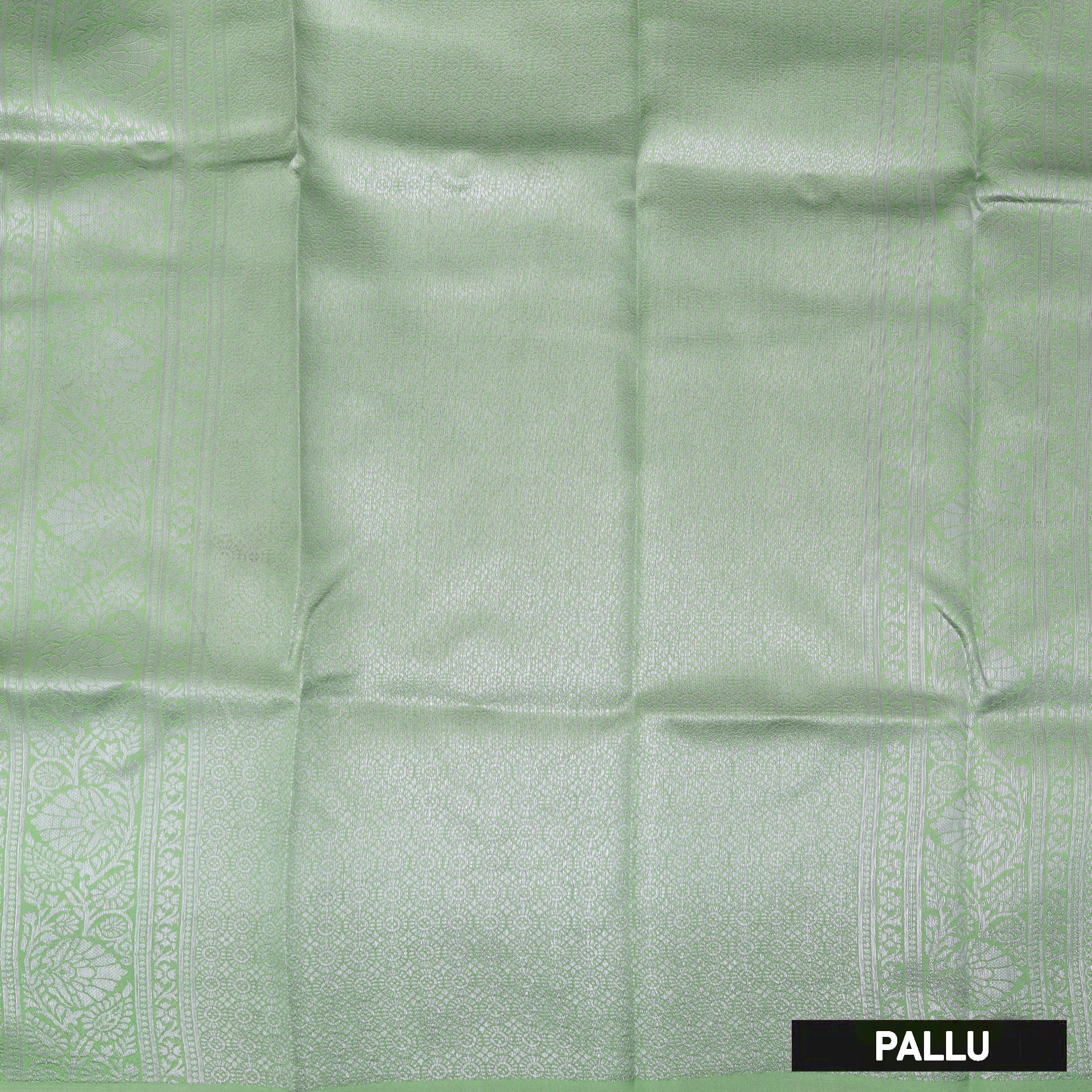 Pink with Green Litchi Silk Saree