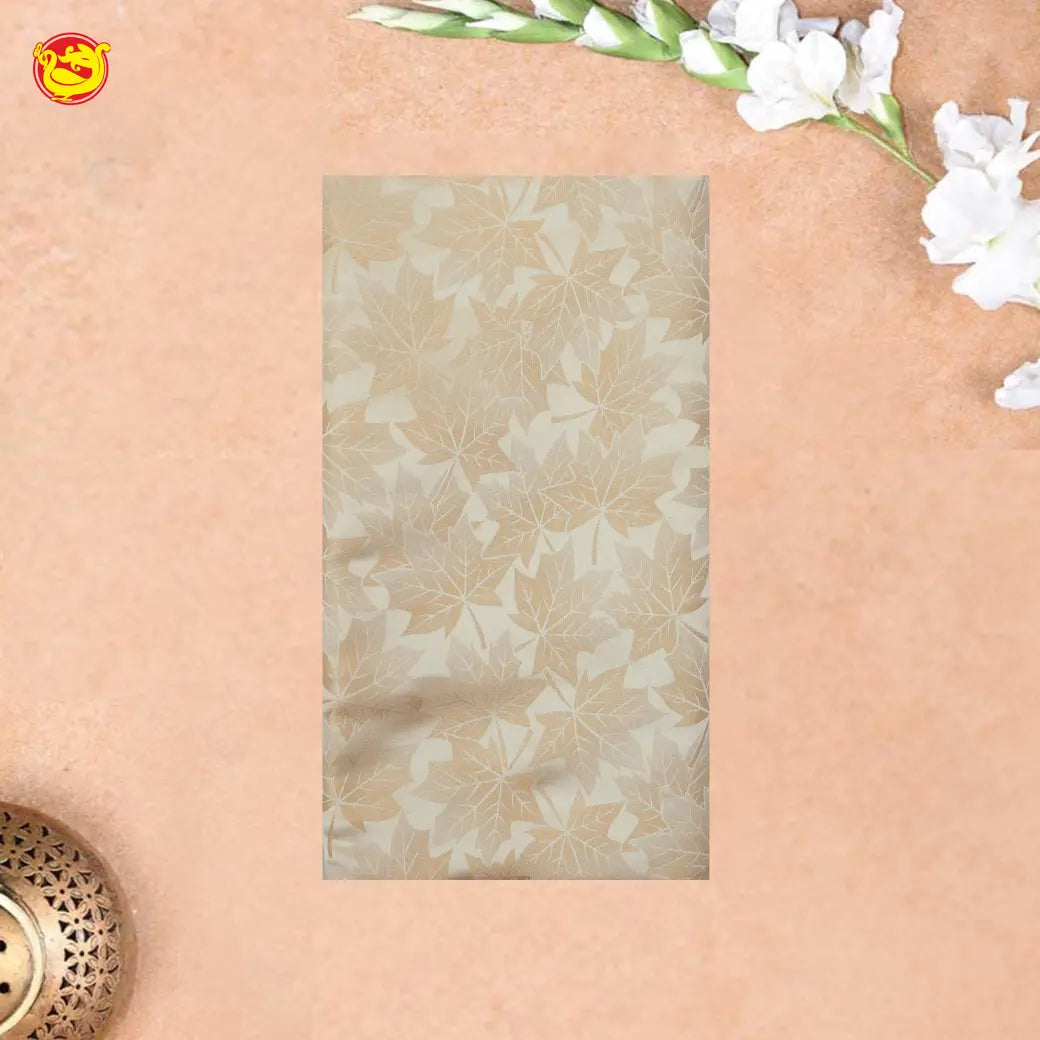Light Gold colour Banarasi Saree with Woven Designs