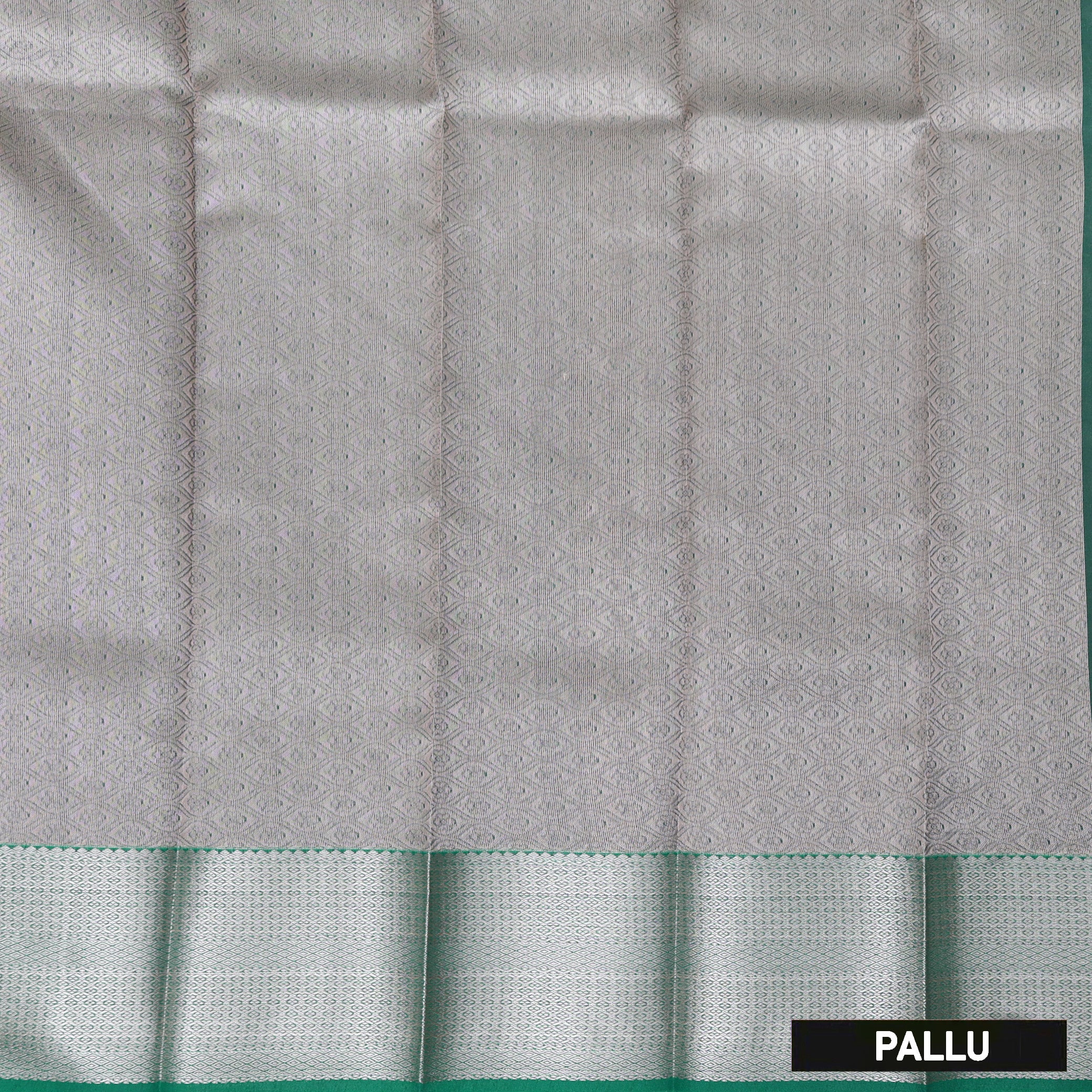Light Pink With Green Silk Cotton Saree