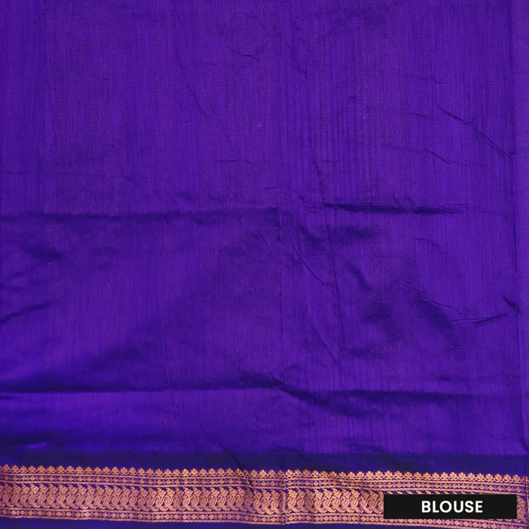Pink With Blue Premium Quality Kalyani Cotton Saree