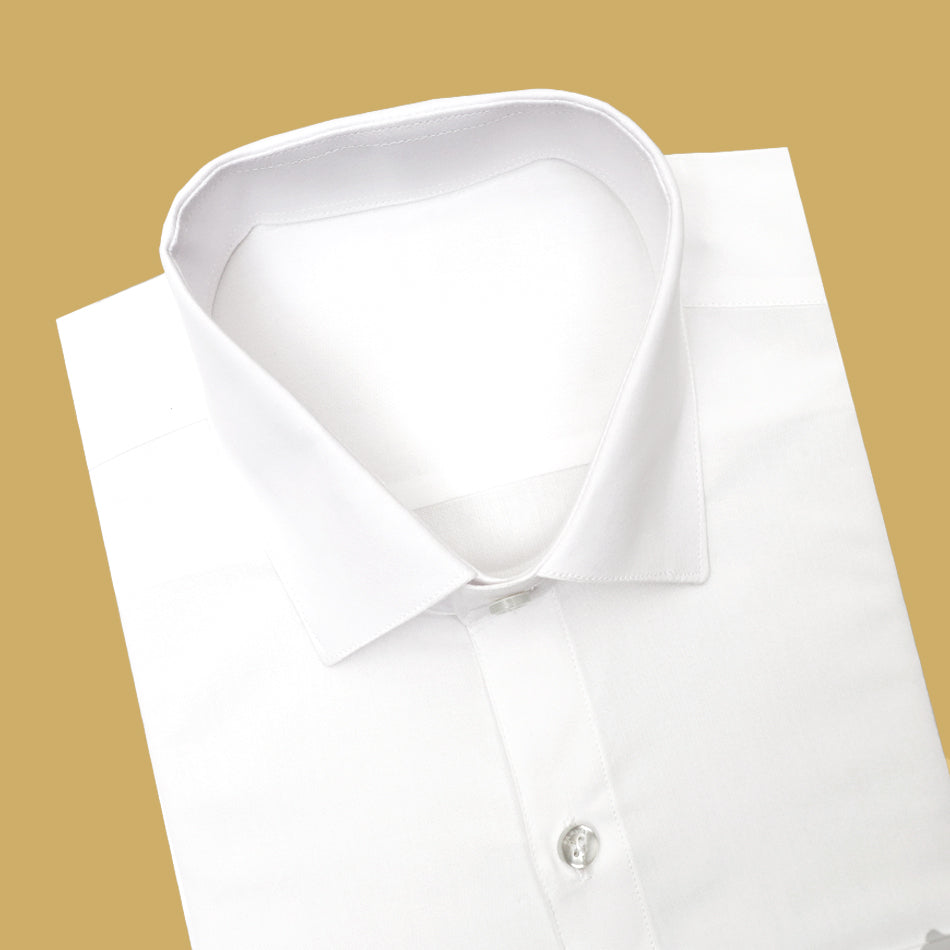 Men’s White Cotton Half Sleeve Shirt