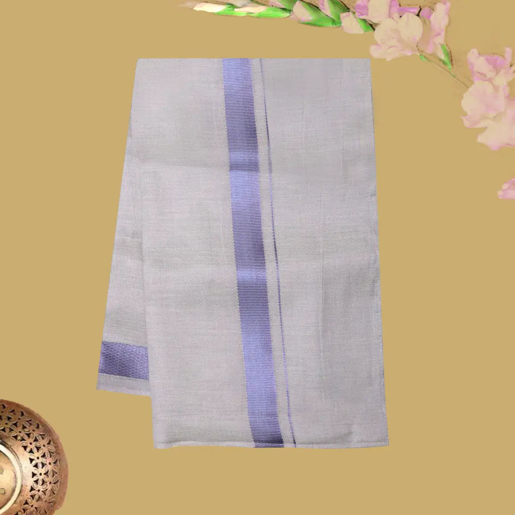 Lavender Tissue with Boy’s Readymade Shirt And Dhoti Set