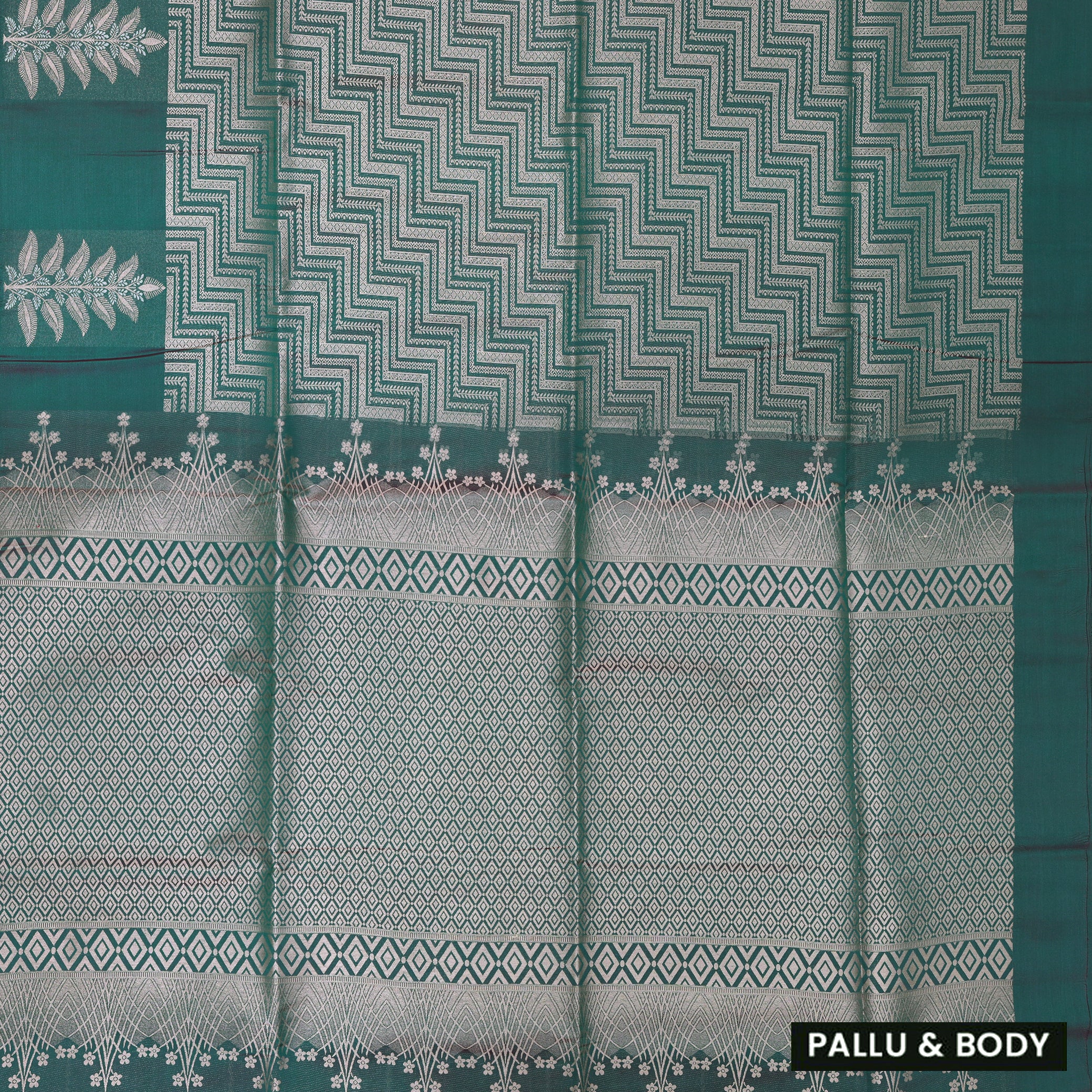Bottle green Soft Silk Saree
