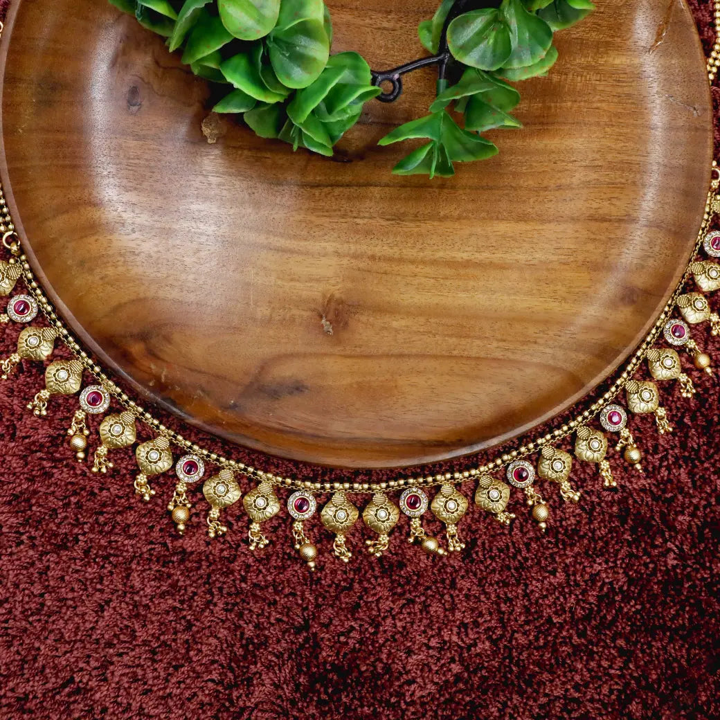 Antique hip belt with beautiful hangings