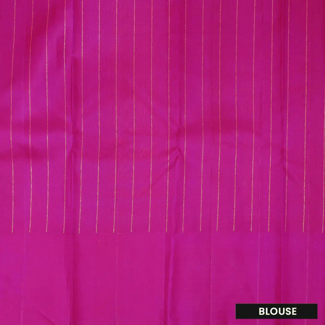 Royal Blue with Dark Pink Soft Silk Saree