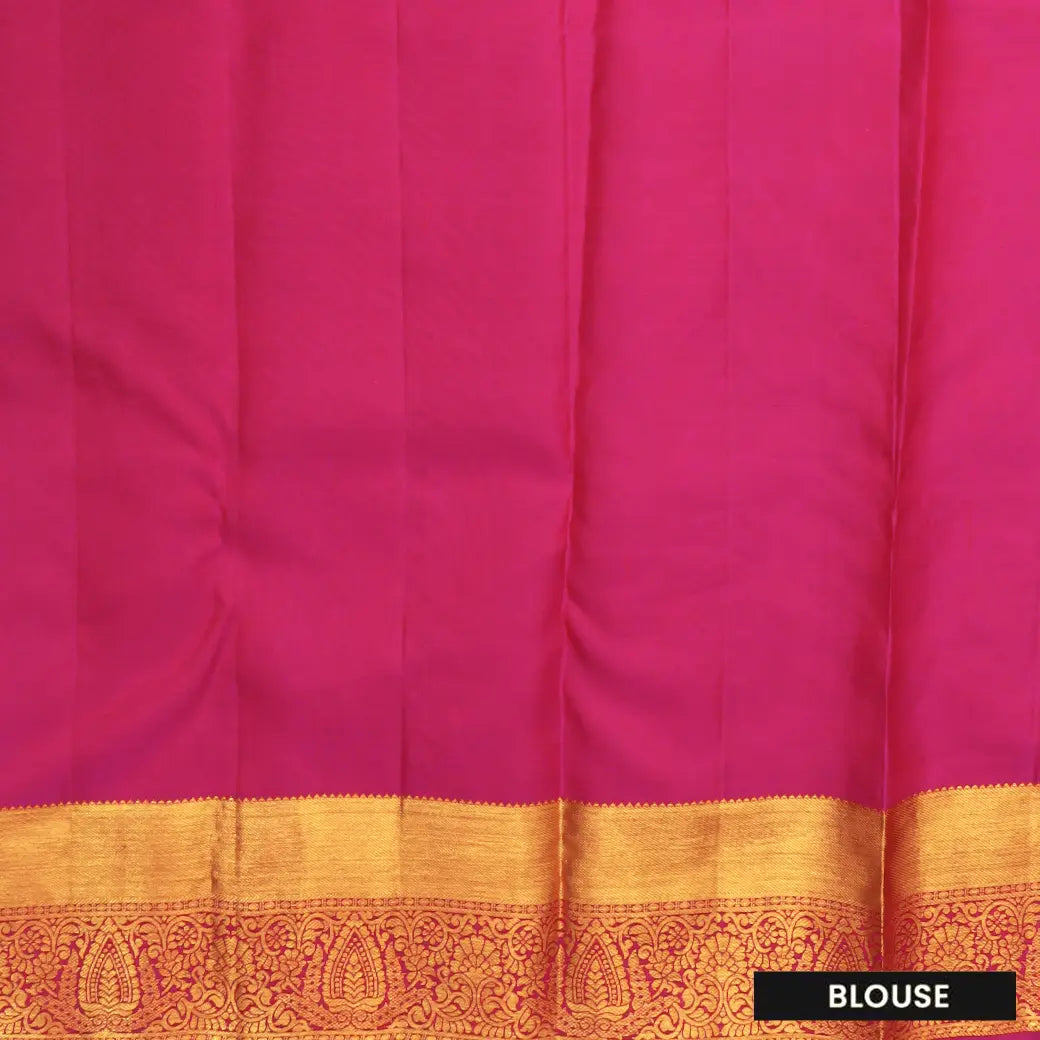 PINK colour pure Kanchipuram silk saree
