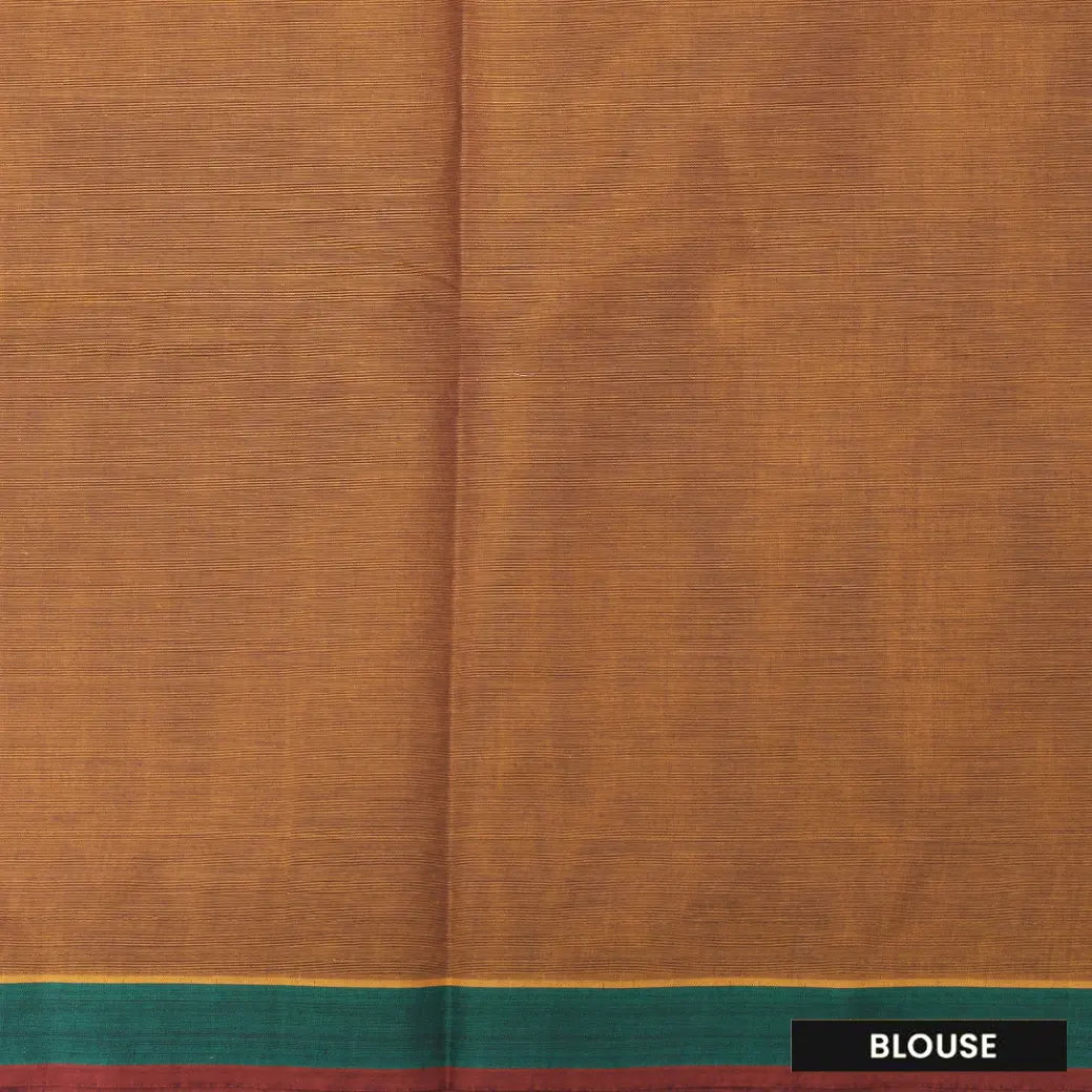 Orange Color Negamam Cotton Saree