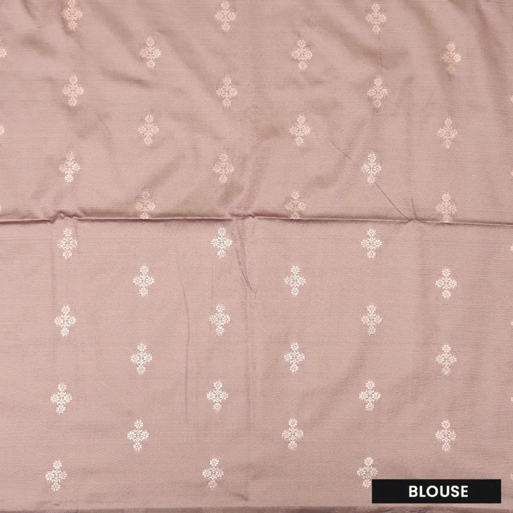 Dark Brown with Light Brown Soft Silk Saree