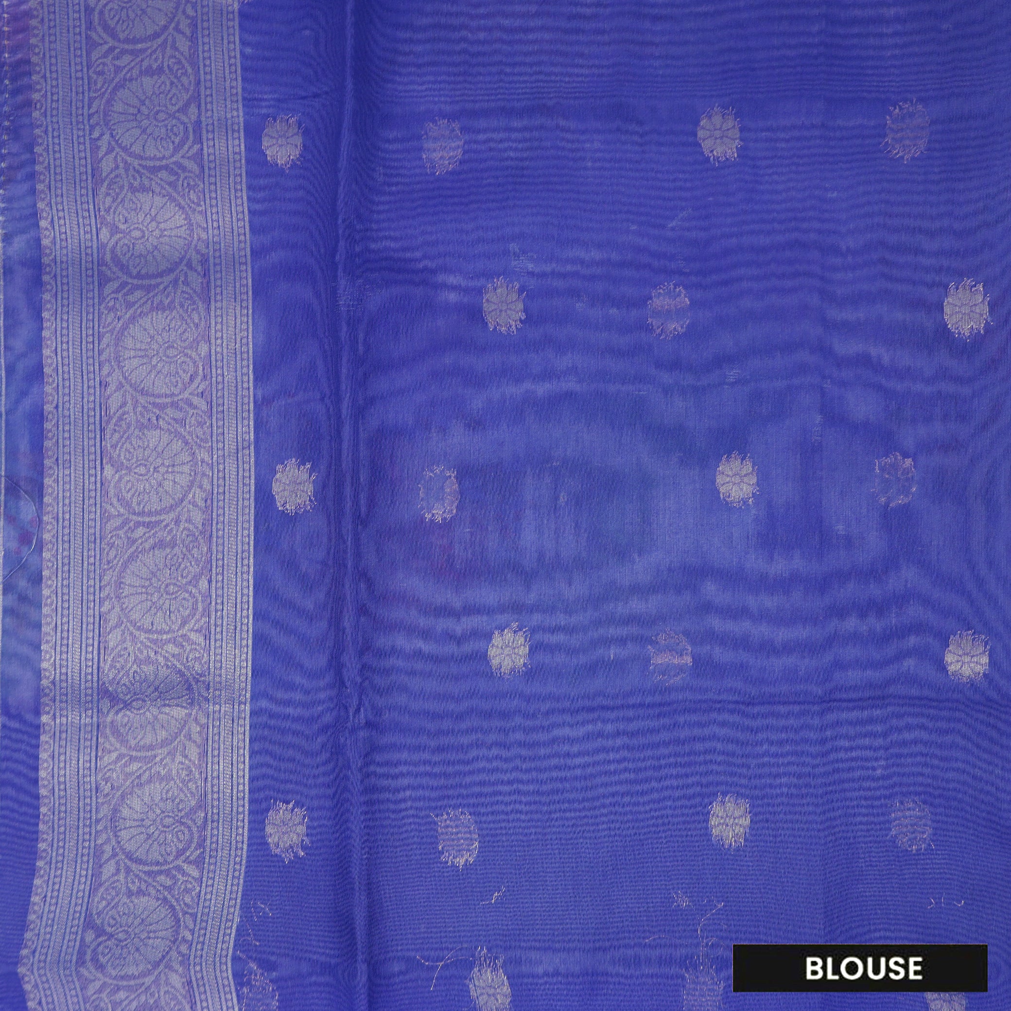Multi Color Semi Burberry Silk Saree