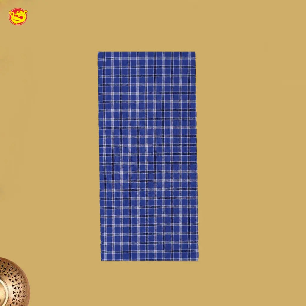 Men’s Checked Cotton Stitched Lungi