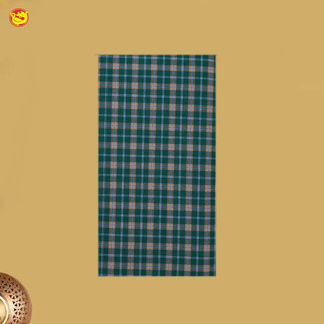 Men’s Checked Cotton Stitched Lungi