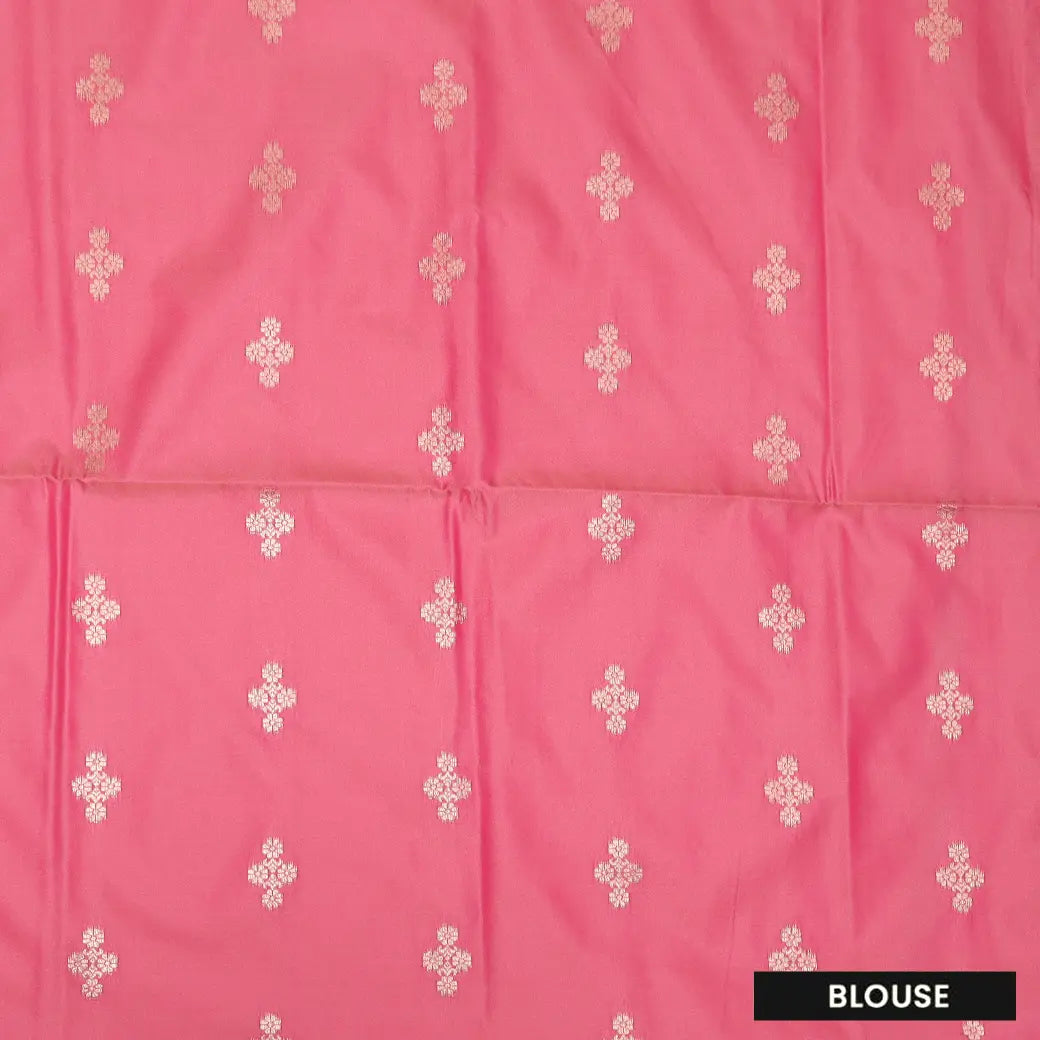 Sandal with Pink Soft Silk Saree