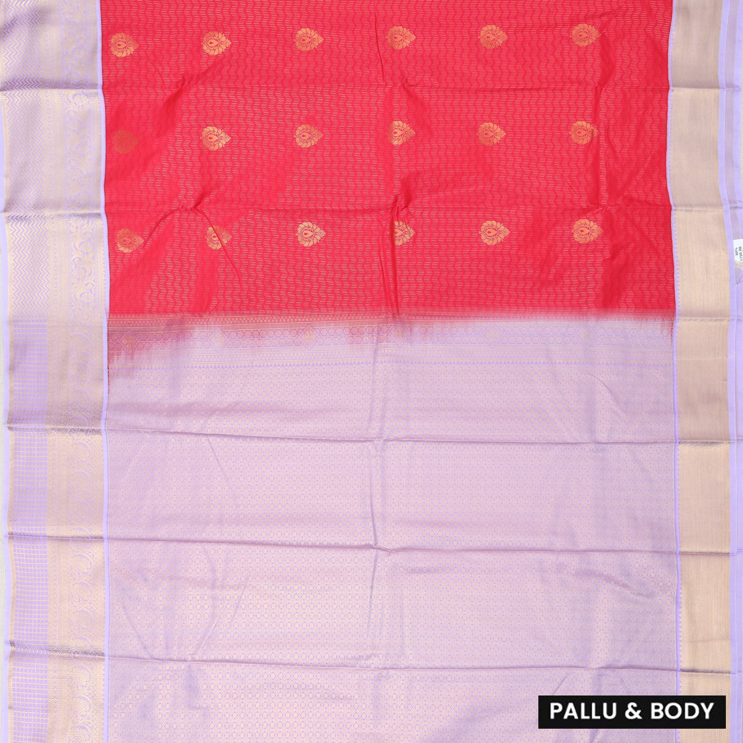Rose pink With light purple Vaira Oosi Silk Saree