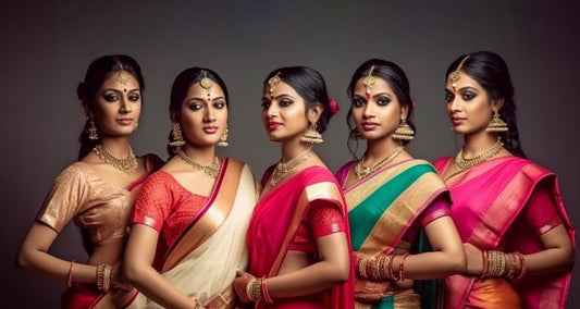 Different Saree Draping Styles - Thenianantham
