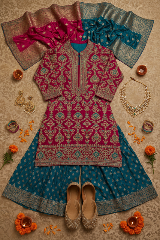 Festival Outfit Guide: What to Wear for Pongal, Diwali, Navratri & Weddings