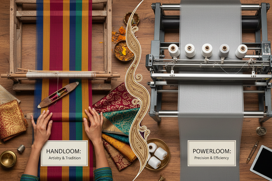 The Difference Between Handloom and Power Loom Fabrics