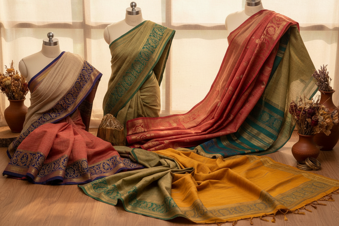 Best Linen and Cotton Sarees in Tamil Nadu: Stay Cool & Elegant All Day Long