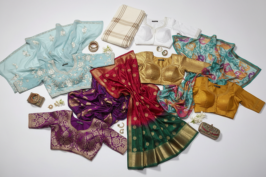 How to Match Blouses with Different Sarees