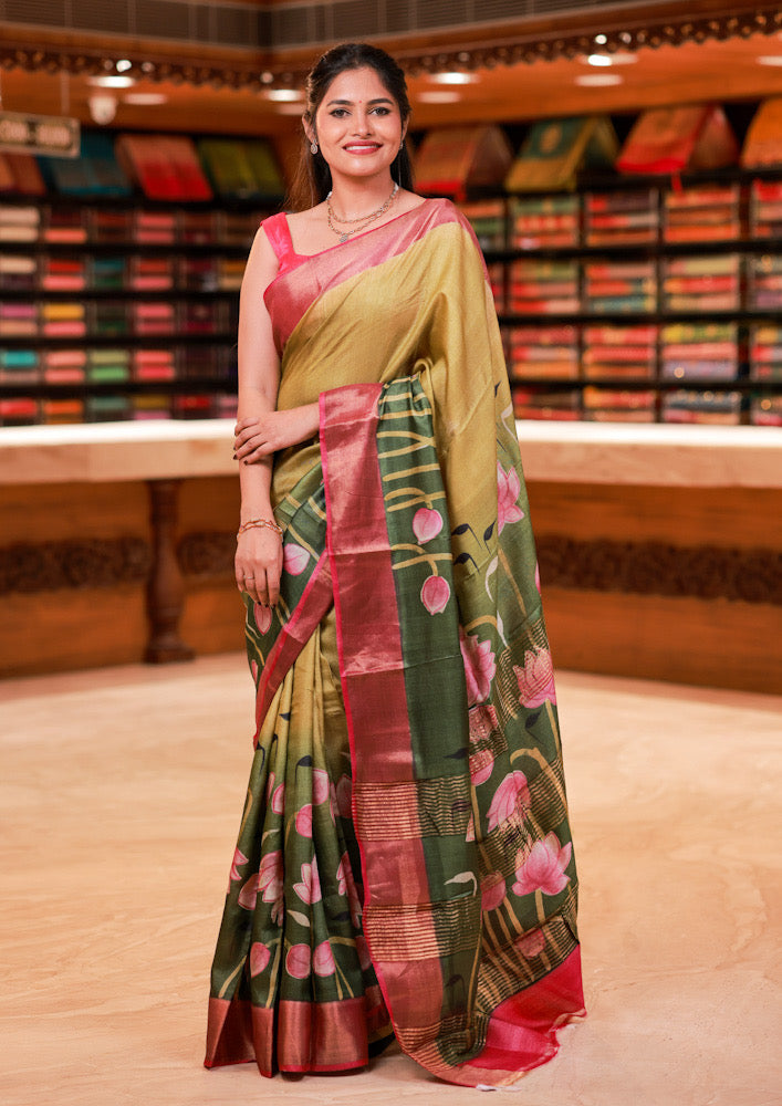 Tussar silk sarees - Thenianantham