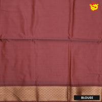 Mustard yellow with light Maroon Soft Silk Saree - Thenianantham