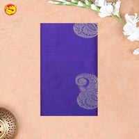 Dark Blue with Pink Soft Silk Saree - Thenianantham