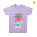 Light Purple Colour Cotton Boys T-Shirt Summer Collection