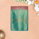 Pink with Water Green Traditional Tissue Wedding Silk Saree