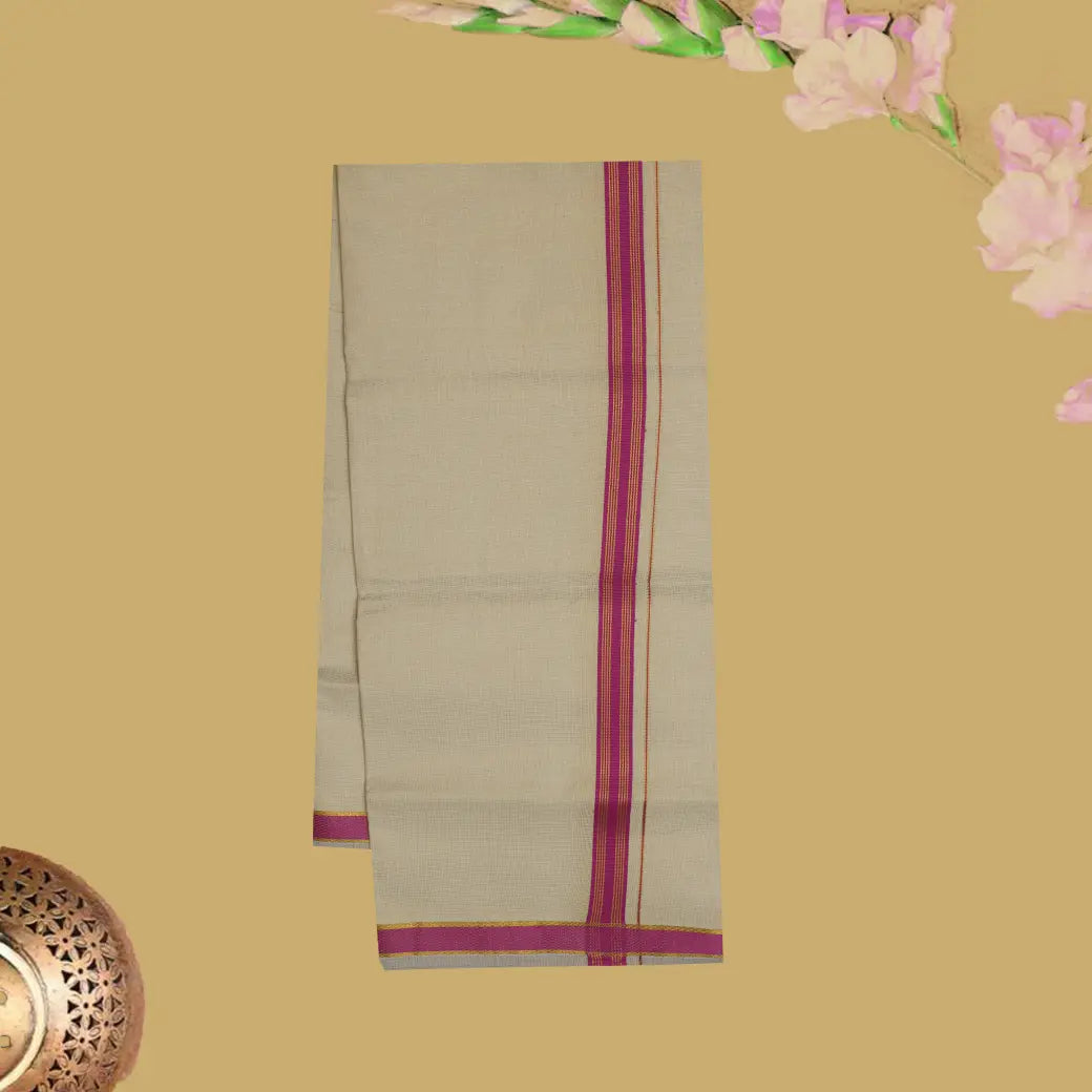 Gold Tissue with Men’s Dhoti