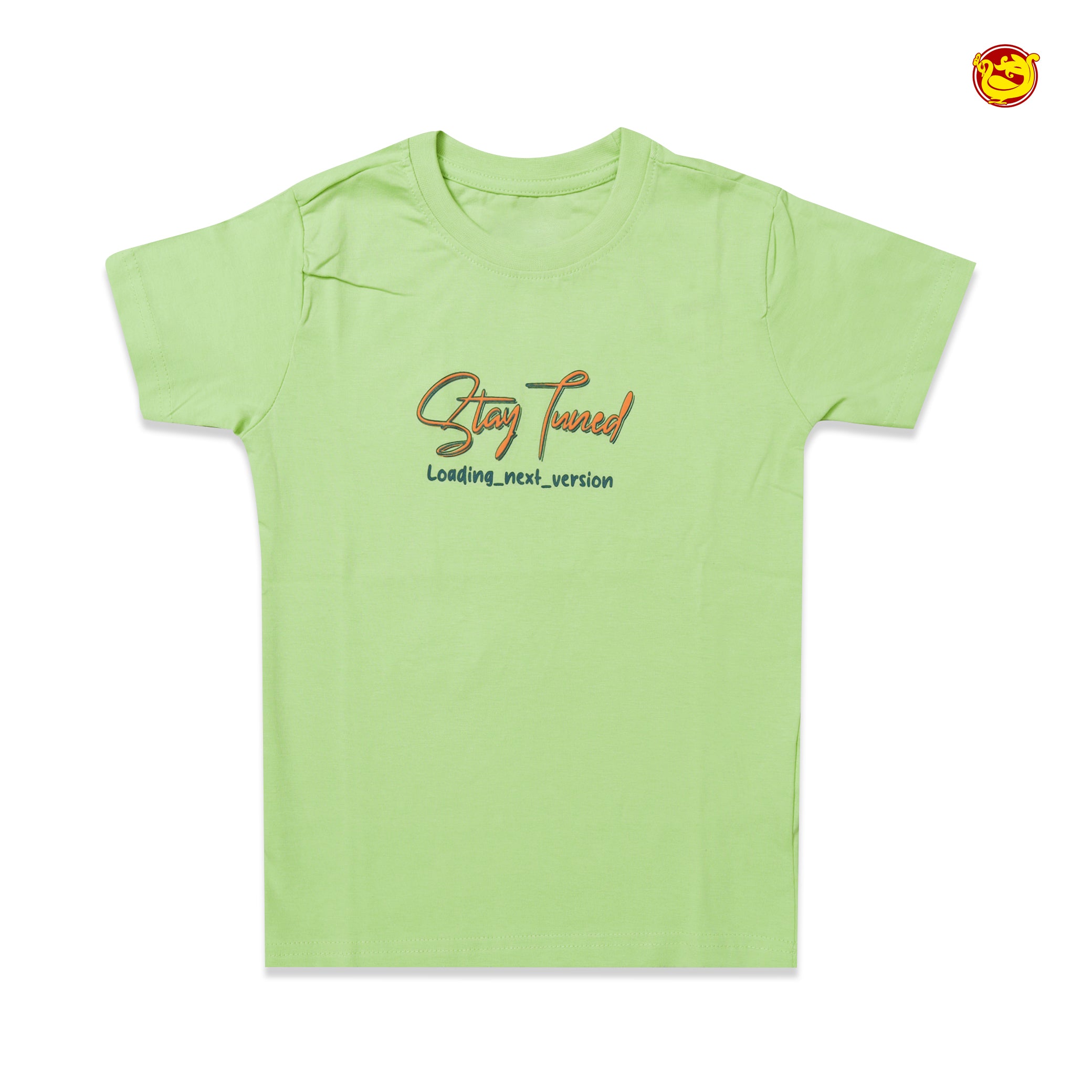 Pista Green Colour Cotton Boys T-Shirt Summer Collection