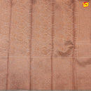 Green with Light Orange Mango Motifs Kubera Pattu Silk Saree - Thenianantham