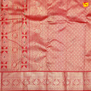 Chilly Red with Golden Zari Border Wedding Silk Saree