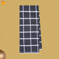 Men’s Checked Cotton Stitched Lungi