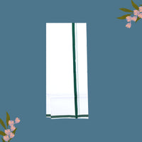 3 White Dhotis Combo Offer –  Cotton Traditional Men’s Dhoti