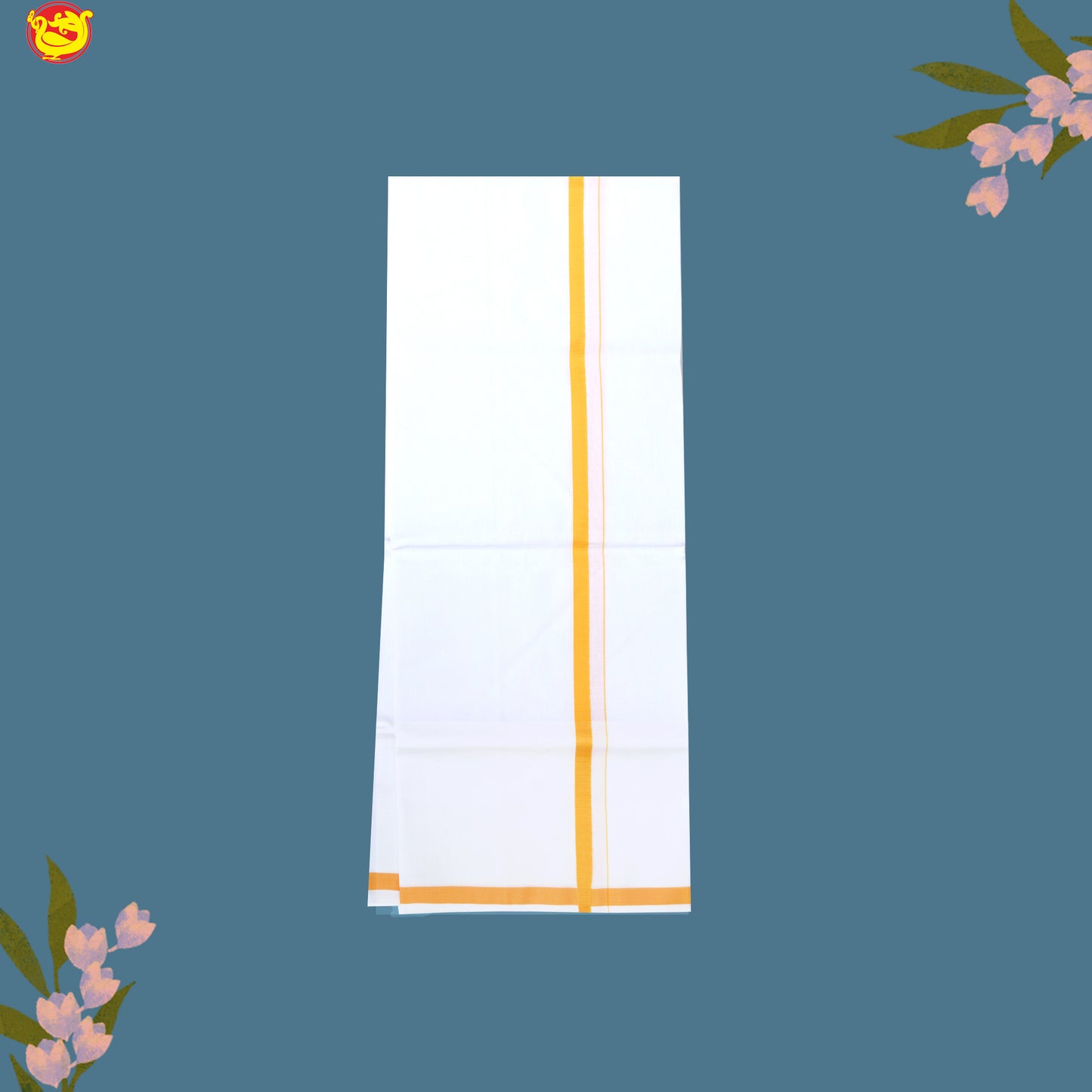 3 White Dhotis Combo Offer –  Cotton Traditional Men’s Dhoti