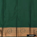 purple and green Art Silk Saree