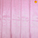 Grey with Pink Flamingo motifs Kubera Pattu Saree - Thenianantham