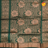 Maroon With Dark Green Kalyani Cotton Saree