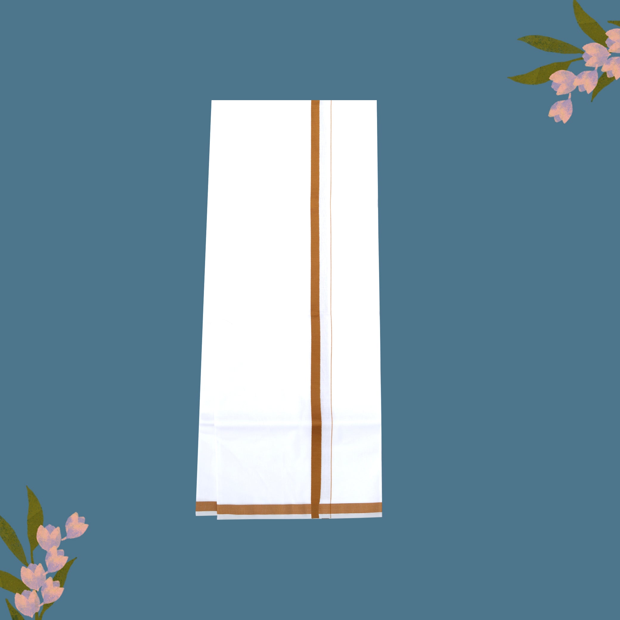 3 White Dhotis Combo Offer –  Cotton Traditional Men’s Dhoti