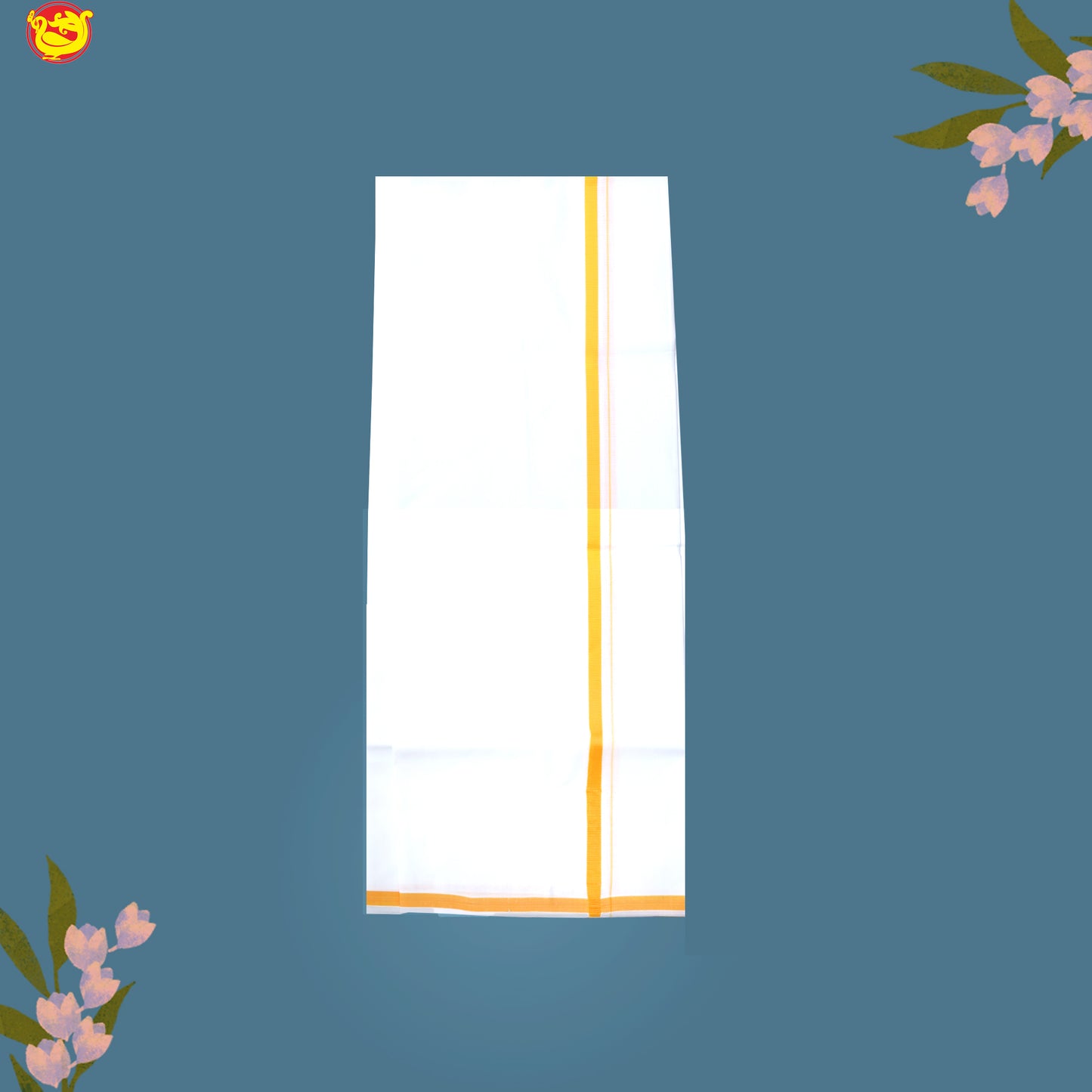 3 White Dhotis Combo Offer –  Cotton Traditional Men’s Dhoti