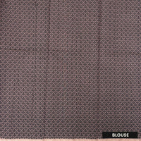 Pastel Pink With Black Zari Silk Cotton Saree