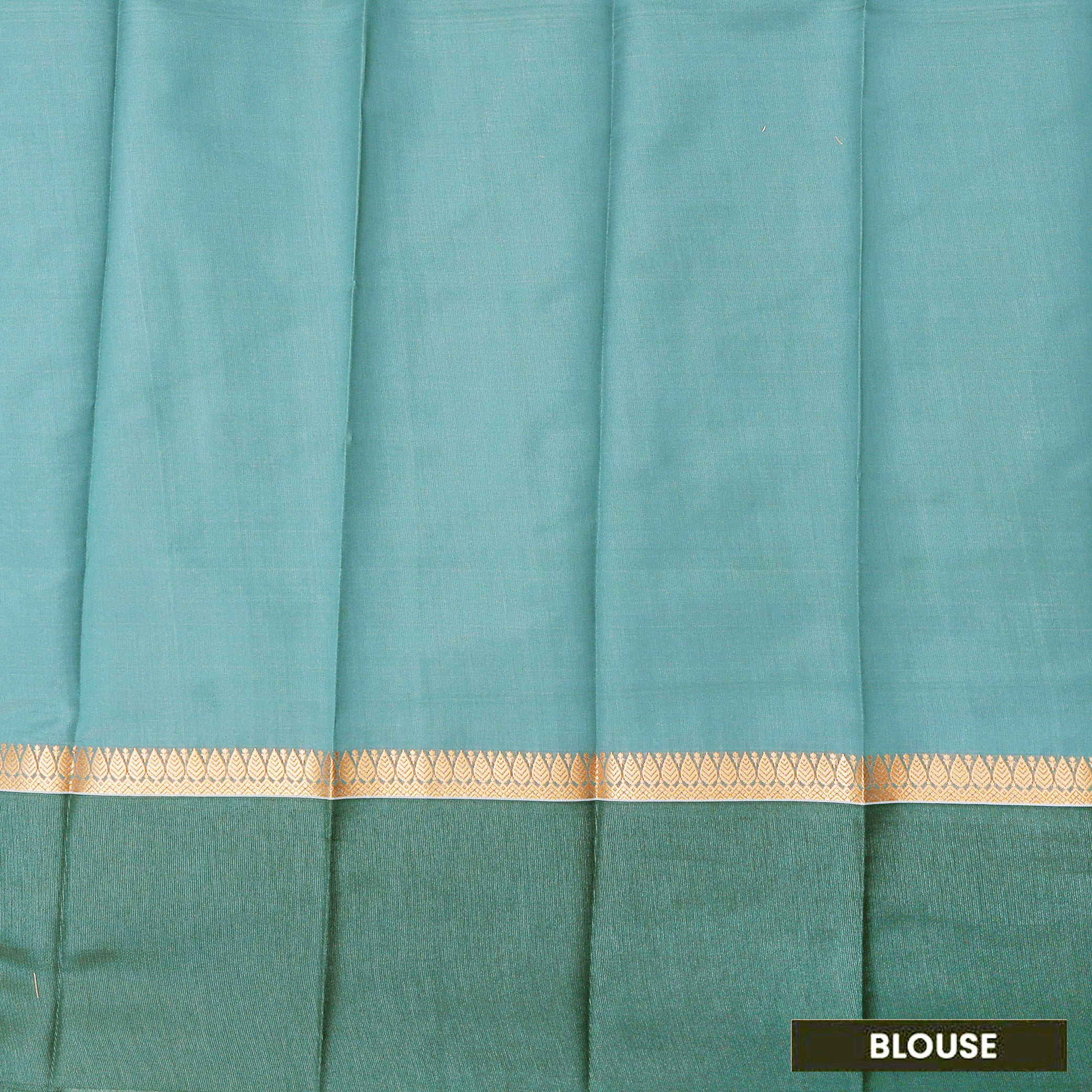 Cream With  Green  Border Silk Cotton Saree