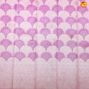 Pink with Peach Floral motifs Kubera Pattu Saree - Thenianantham