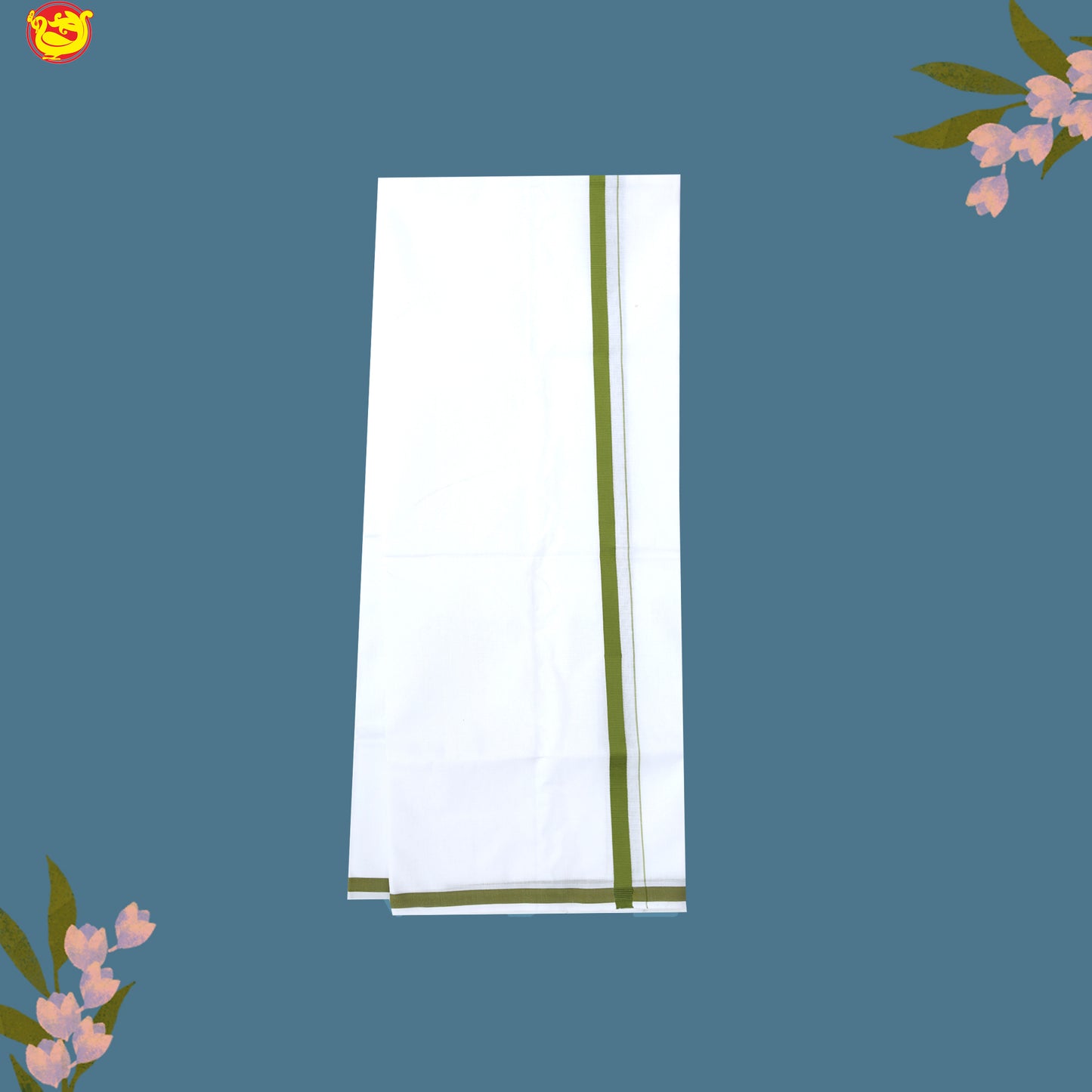 3 White Dhotis Combo Offer –  Cotton Traditional Men’s Dhoti