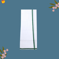 3 White Dhotis Combo Offer –  Cotton Traditional Men’s Dhoti