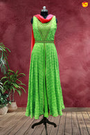 Grass Green Embroidery Work Ladies Branded Readymade Chudi Set