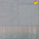 Light blue pure Kanchipuram silk saree - Thenianantham